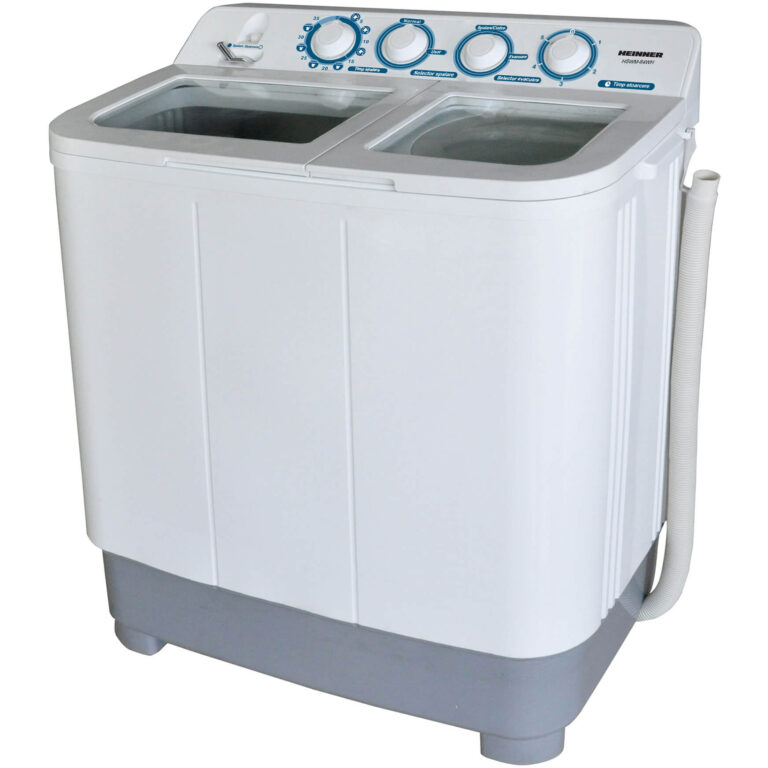 Masina de spalat rufe semi-automata Heinner HSWM-84WH, 8 kg, 1320 RPM