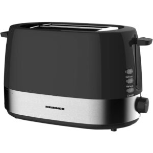 Prajitor de paine Heinner HTP-850BK, 850 W, 2 felii, Negru Prajitor de paine Heinner HTP-850BK, 850 W, 2 felii, Negru