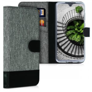 Husa pentru Motorola Moto G7 / Moto G7 Plus, Textil, Gri, 47487.01 Husa pentru Motorola Moto G7 / Moto G7 Plus, Textil, Gri, 47487.01