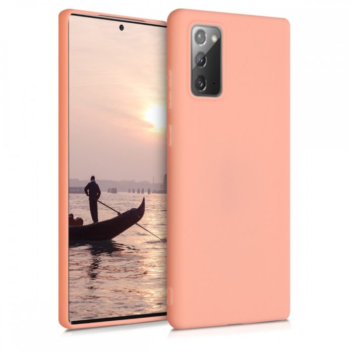 Husa pentru Samsung Galaxy Note 20, Silicon, Rose Gold, 52837.56