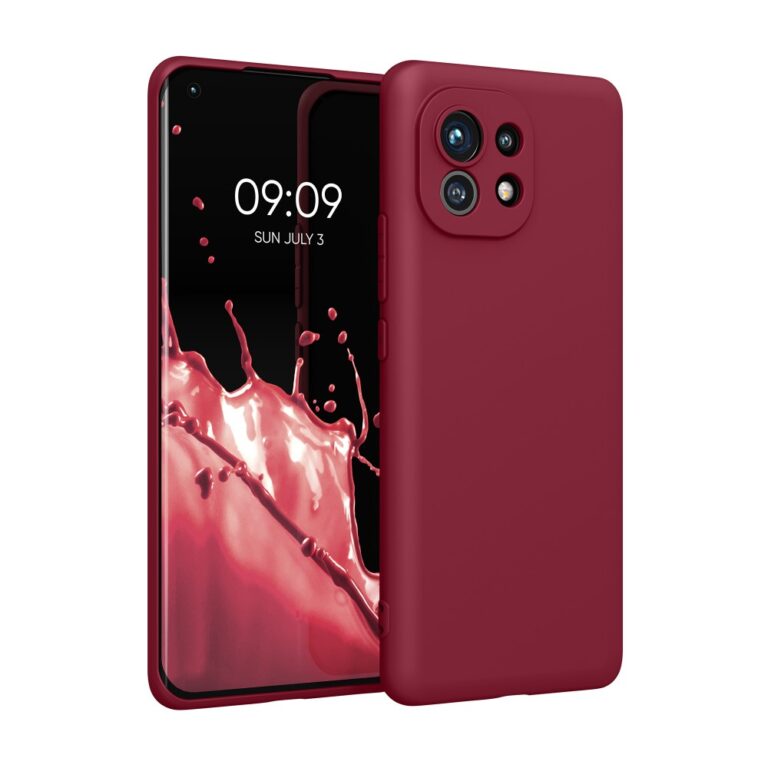 Husa pentru Xiaomi Mi 11, Silicon, Rosu, 54188.209