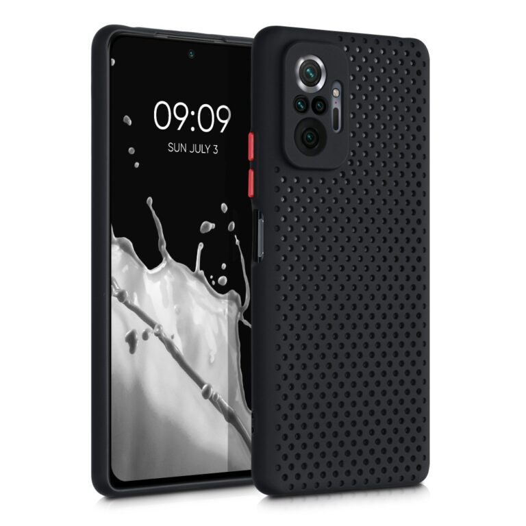 Husa pentru Xiaomi Redmi Note 10 Pro, Silicon, Negru, 55904.01
