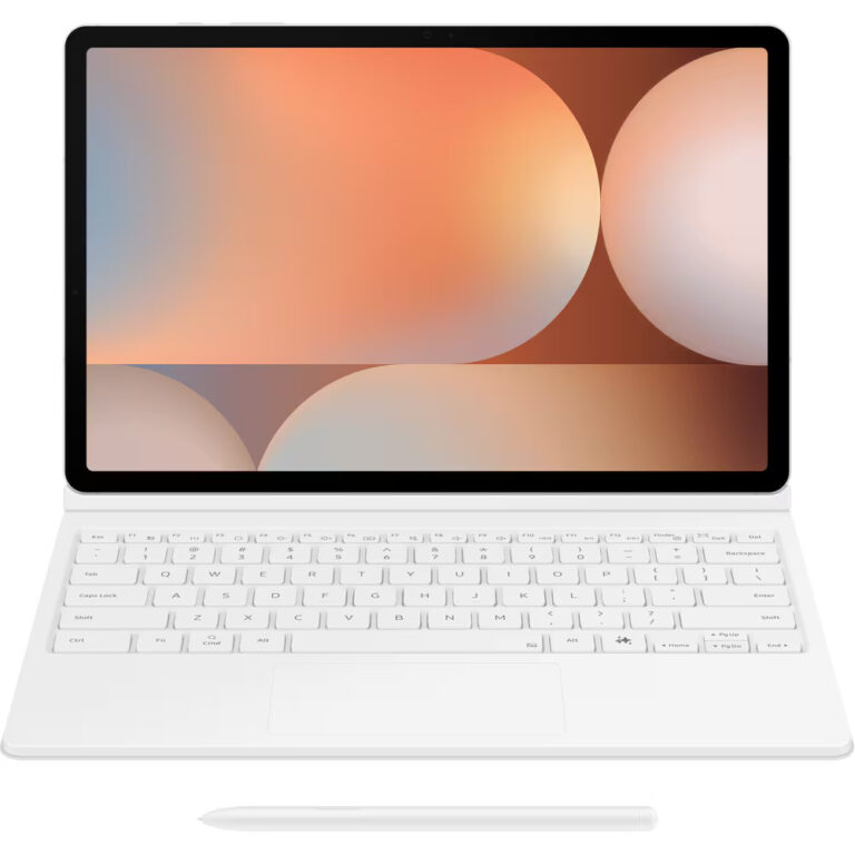 Husa cu tastatura Samsung EF-DX825UWEGWW pentru Galaxy Tab S10+/S9+/S9 FE+, Alb