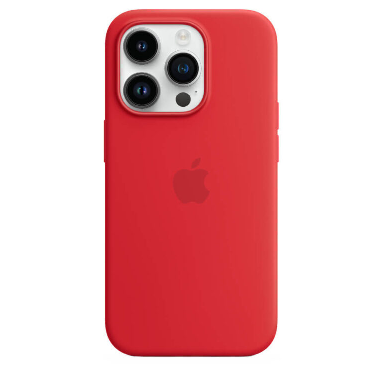 Husa de protectie Apple Silicone Case with MagSafe pentru iPhone 14 Pro, (PRODUCT)RED