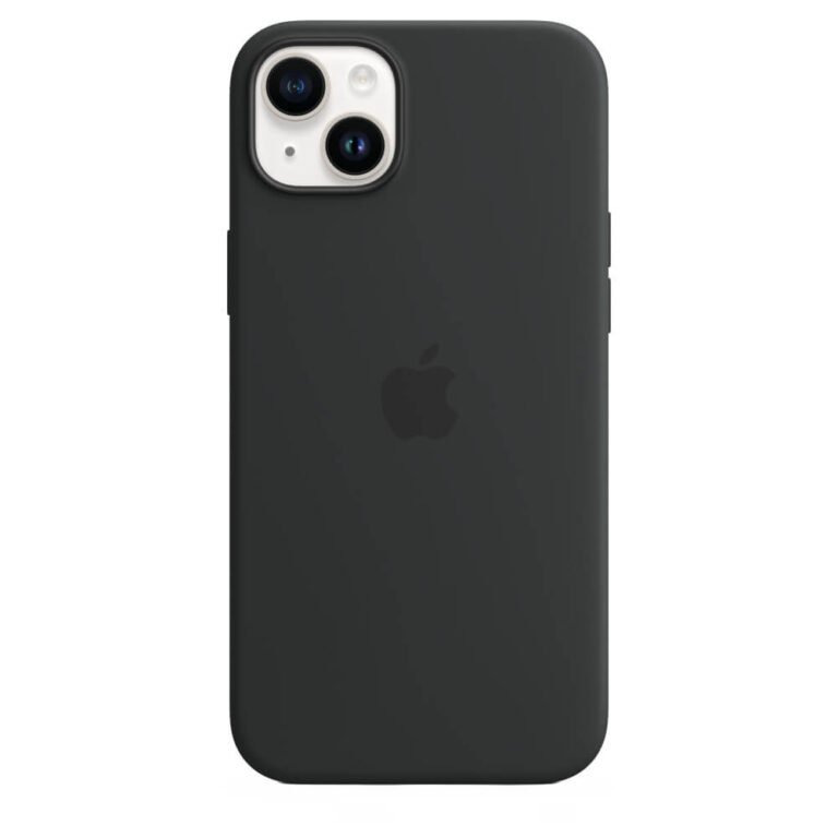 Husa de protectie Apple Silicone Case with MagSafe pentru iPhone 14 Plus, Olive
