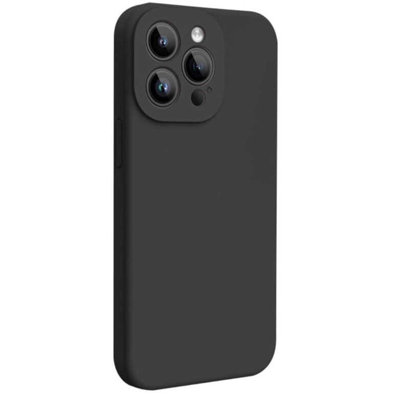 Husa de protectie Lemontti Liquid Silicon MagCharge pentru Iphone 15 Pro, Negru