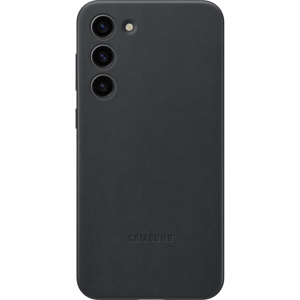 Husa de protectie Samsung Leather pentru Galaxy S23 Plus, Negru Husa de protectie Samsung Leather pentru Galaxy S23 Plus, Negru