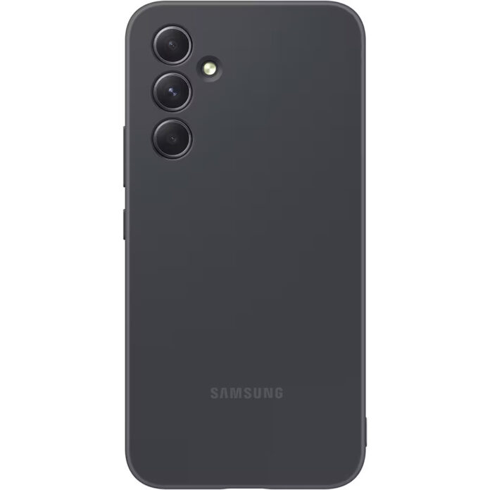 Husa de protectie Samsung Silicone Case pentru Galaxy A54, Negru