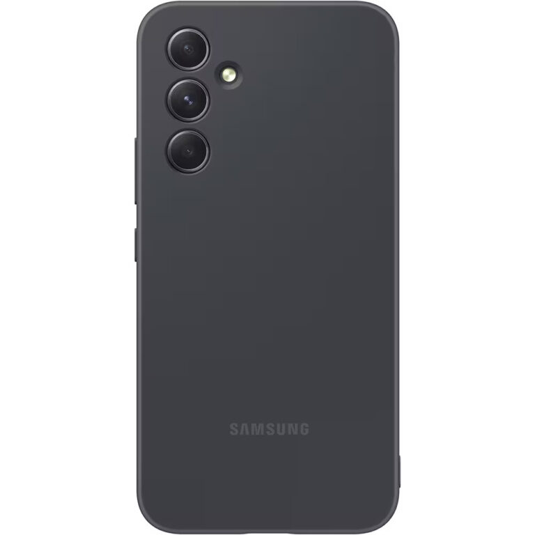 Husa de protectie Samsung Silicone Case pentru Galaxy A54, Negru