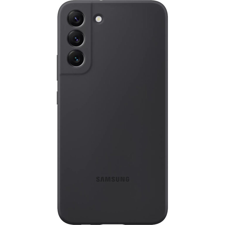 Husa de protectie Samsung Silicone Cover pentru Galaxy S22+, Negru