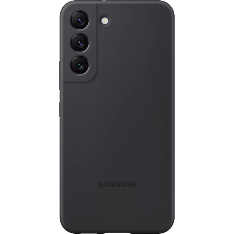Husa de protectie Samsung Sillicone Cover pentru Galaxy S22, Negru