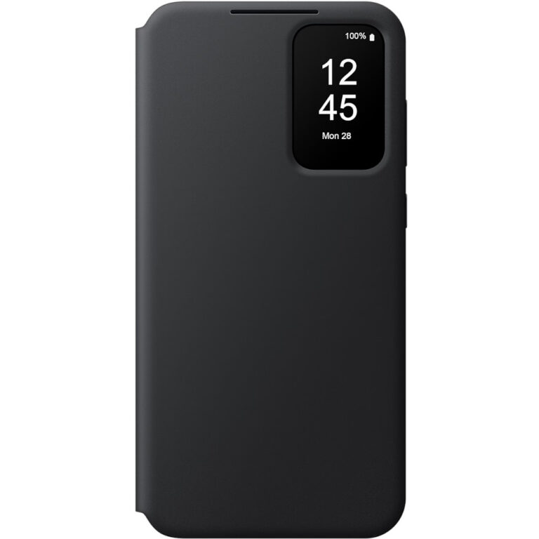 Husa de protectie Samsung Smart View Wallet Case pentru Galaxy A35 5G, Alb