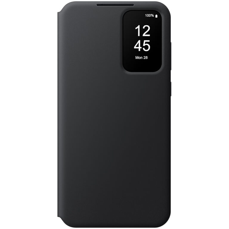 Husa de protectie Samsung Smart View Wallet Case pentru Galaxy A55 5G, Alb