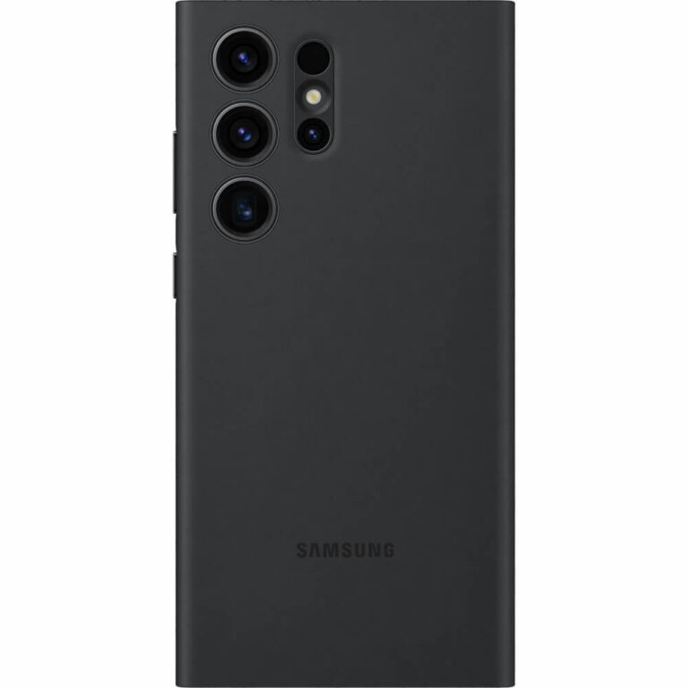 Husa de protectie Samsung Smart View Wallet pentru Galaxy S23 Ultra, Crem