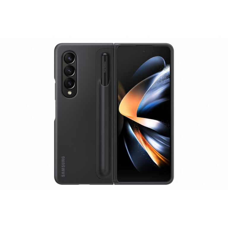 Husa de protectie Samsung Standing Cover with Pen pentru Galaxy Z Fold4, Negru