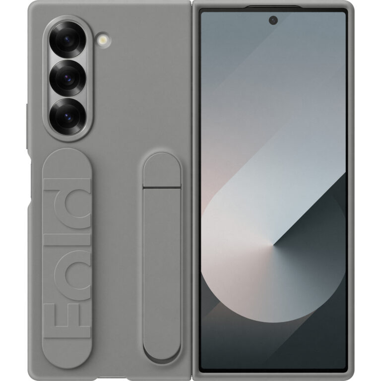 Husa Samsung Silicone Case pentru Galaxy Z Fold 6, Alb