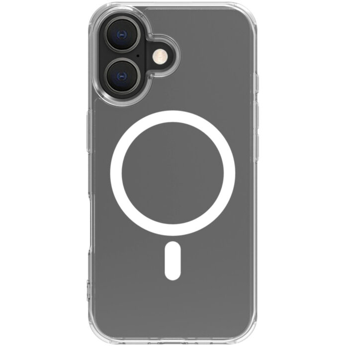 Husa Iphone 16 Silicon MagSafe, Transparent