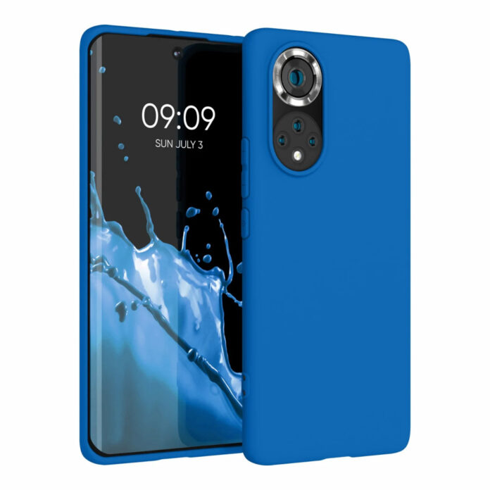 Husa Kwmobile pentru Honor 50, Silicon, Albastru, 55409.228