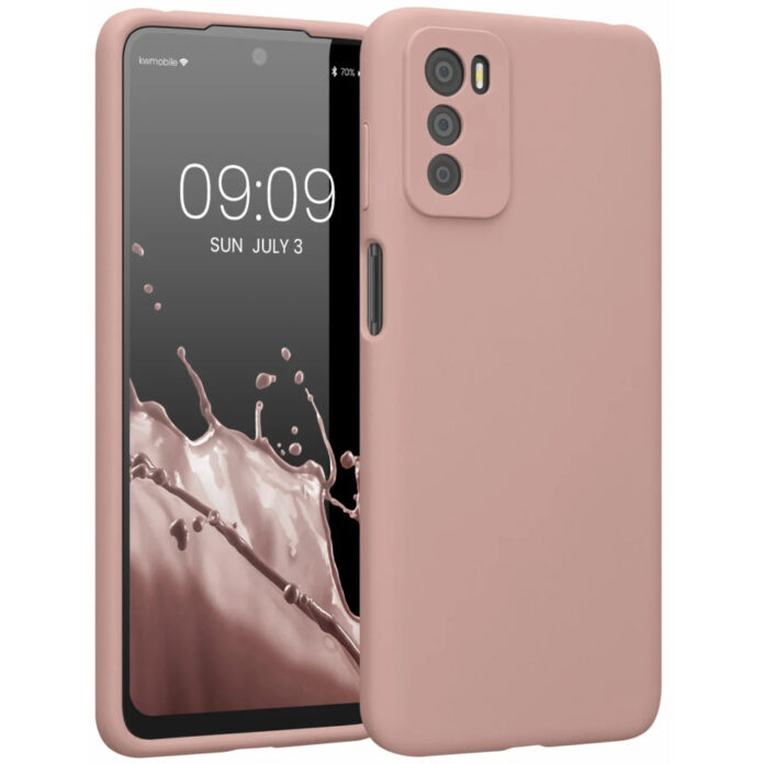 Husa Kwmobile pentru Motorola Moto G42, Silicon, Crem, 59185.10