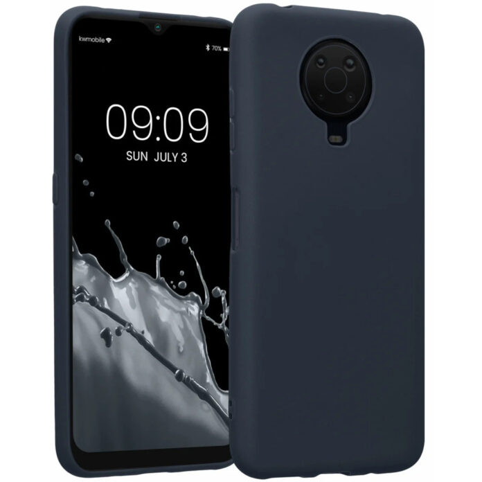 Husa Kwmobile pentru Nokia G20/G10, Silicon, Gri, 54847.186