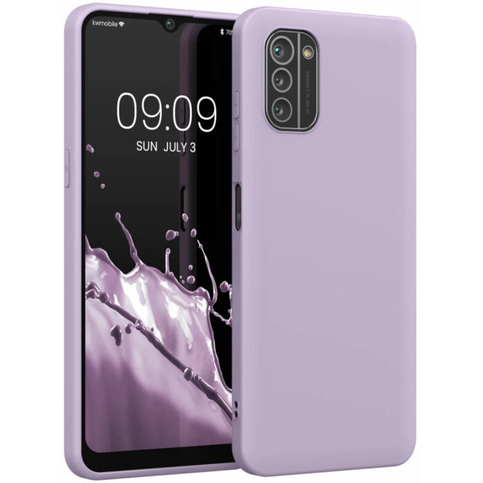 Husa Kwmobile pentru Nokia G21/G11, Silicon, Mov, 57530.108 Husa Kwmobile pentru Nokia G21/G11, Silicon, Mov, 57530.108