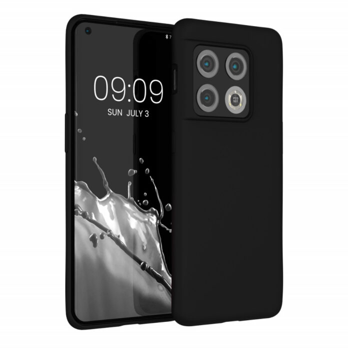 Husa Kwmobile pentru OnePlus 10 Pro, Silicon, Negru, 57460.01