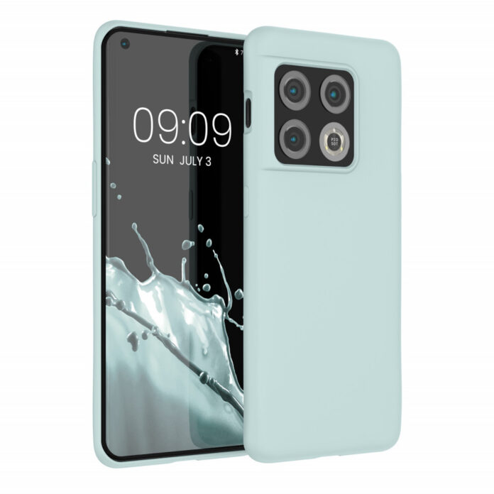 Husa Kwmobile pentru OnePlus 10 Pro, Silicon, Verde, 57460.200