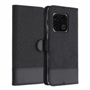 Husa Kwmobile pentru OnePlus 10 Pro, Textil, Negru, 57252.73 Husa Kwmobile pentru OnePlus 10 Pro, Textil, Negru, 57252.73