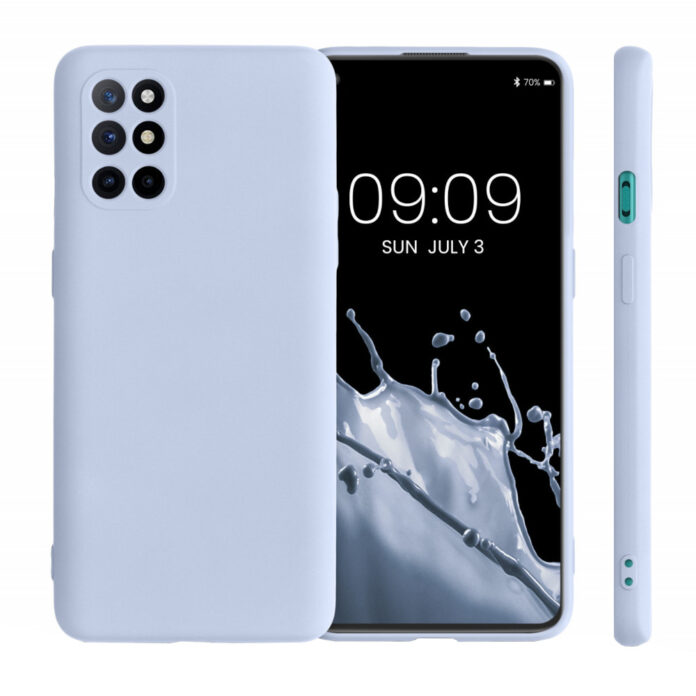 Husa Kwmobile pentru OnePlus 8T, Silicon, Albastru, 55350.58