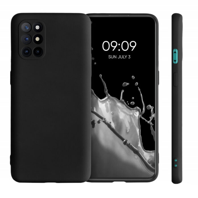 Husa Kwmobile pentru OnePlus 8T, Silicon, Negru, 55350.01