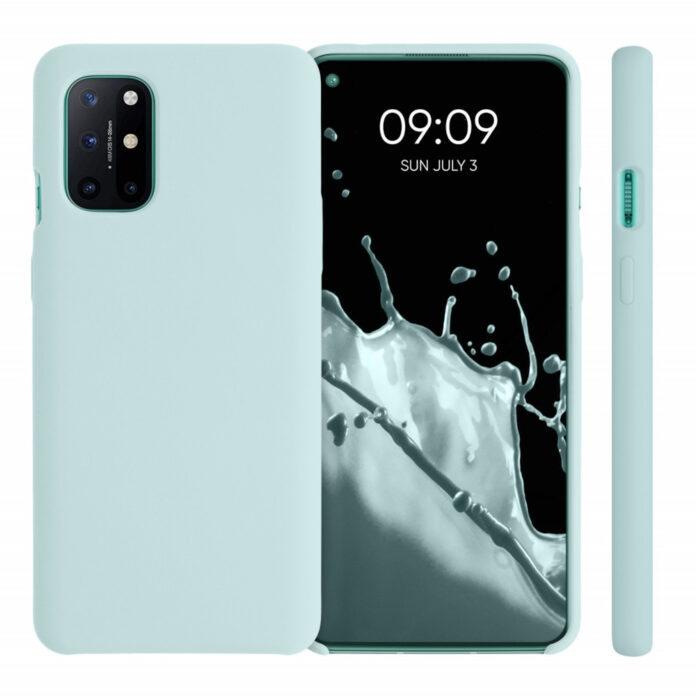 Husa Kwmobile pentru OnePlus 8T, Silicon, Verde, 53683.200