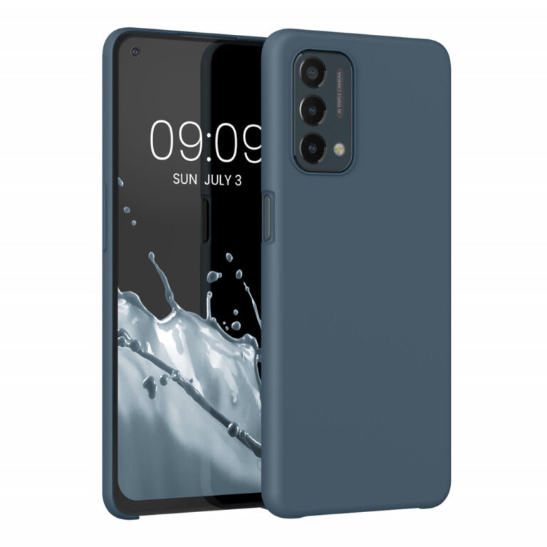 Husa Kwmobile pentru OnePlus Nord N200 5G, Silicon, Albastru, 57704.202