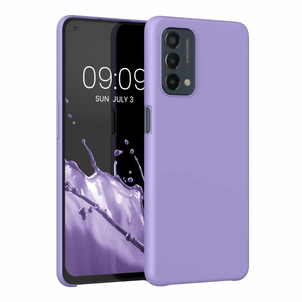 Husa Kwmobile pentru OnePlus Nord N200 5G, Silicon, Mov, 57704.222
