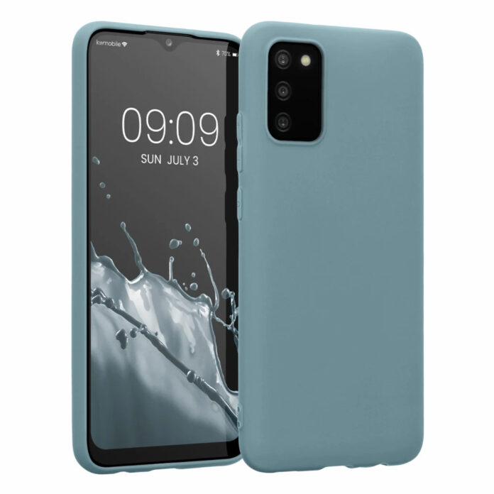 Husa Kwmobile pentru Samsung Galaxy A02s, Silicon, Verde, 54045.207