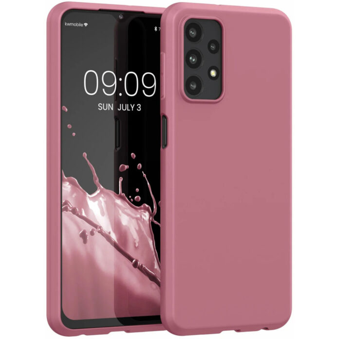 Husa Kwmobile pentru Samsung Galaxy A23, Silicon, Violet, 57804.167 Husa Kwmobile pentru Samsung Galaxy A23, Silicon, Violet, 57804.167