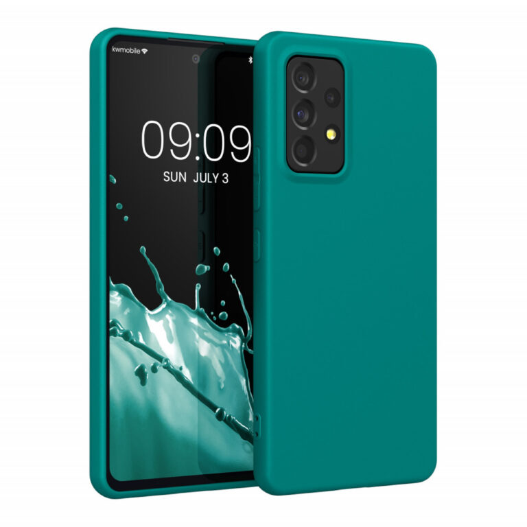 Husa Kwmobile pentru Samsung Galaxy A53 5G, Silicon, Verde, 57808.57