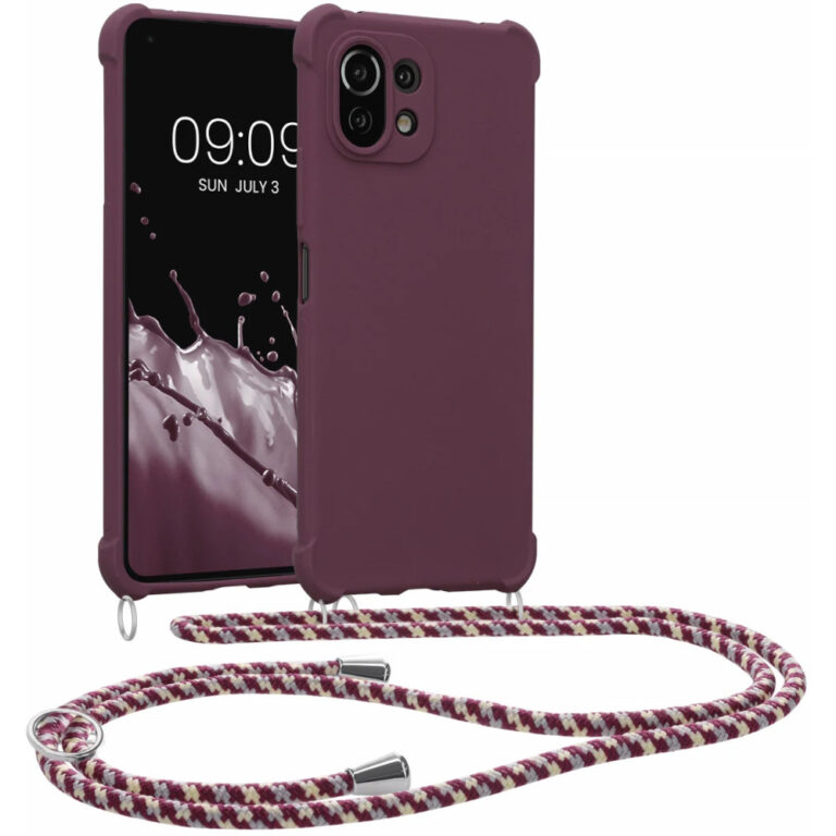 Husa Kwmobile pentru Xiaomi Mi 11 Lite 5G/11 Lite 5G NE, Silicon, Violet, 55902.187