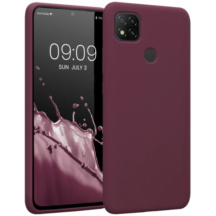 Husa Kwmobile pentru Xiaomi Redmi 9C, Silicon, Violet, 57338.190