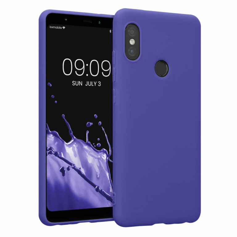 Husa Kwmobile pentru Xiaomi Redmi Note 5/Redmi Note 5 Pro, Silicon, Albastru, 44664.234