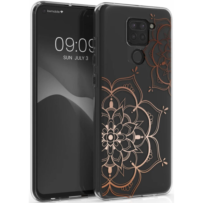 Husa Kwmobile pentru Xiaomi Redmi Note 9, Silicon, Transparent/Rose Gold, 57084.02 Husa Kwmobile pentru Xiaomi Redmi Note 9, Silicon, Transparent/Rose Gold, 57084.02