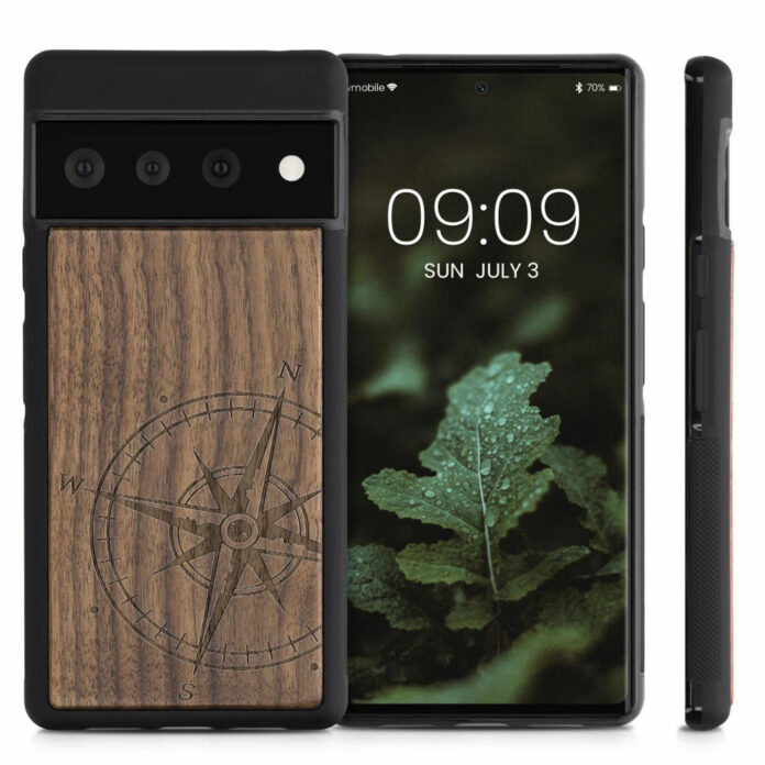Husa pentru Google Pixel 6 Pro, Lemn, Maro, 56785.02, Kwmobile