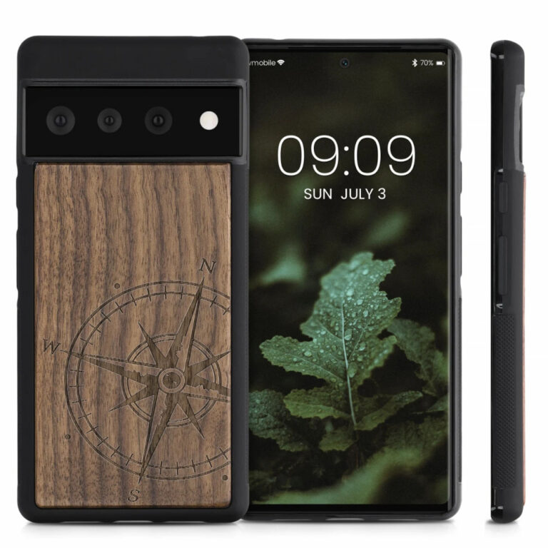 Husa pentru Google Pixel 6 Pro, Lemn, Maro, 56785.02, Kwmobile