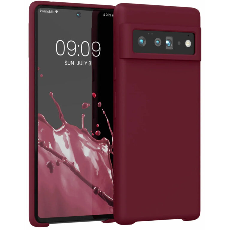 Husa pentru Google Pixel 6 Pro, Silicon, Rosu, 55863.209, Kwmobile