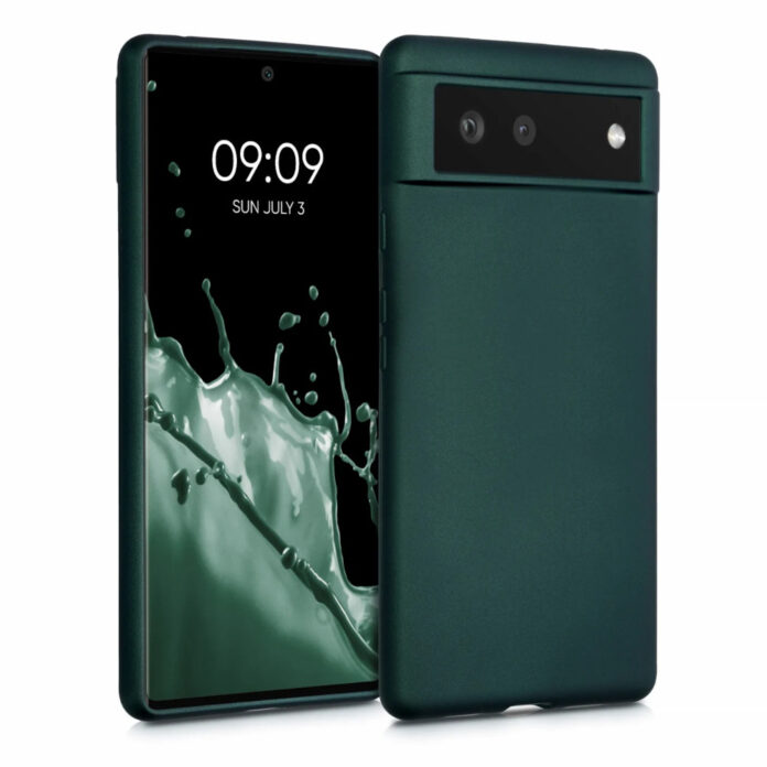 Husa pentru Google Pixel 6, Silicon, Verde, 55783.14, Kwmobile