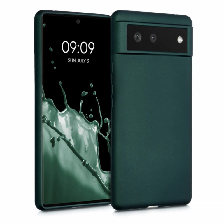 Husa pentru Google Pixel 6, Silicon, Verde, 55783.14, Kwmobile