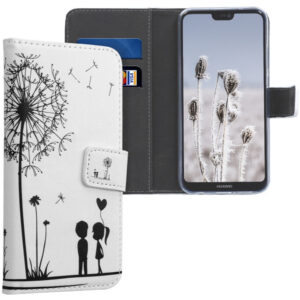 Husa pentru Huawei P20 Lite, Piele ecologica, Negru, 44364.01 Husa pentru Huawei P20 Lite, Piele ecologica, Negru, 44364.01