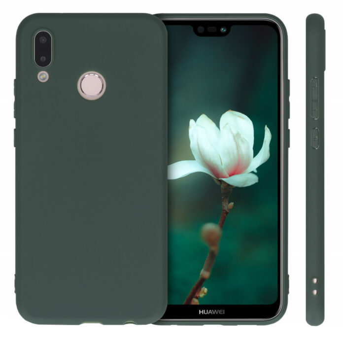 Husa pentru Huawei P20 Lite, Silicon, Verde, 44358.169