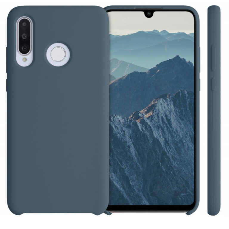 Husa pentru Huawei P30 Lite, Silicon, Albastru, 47510.202