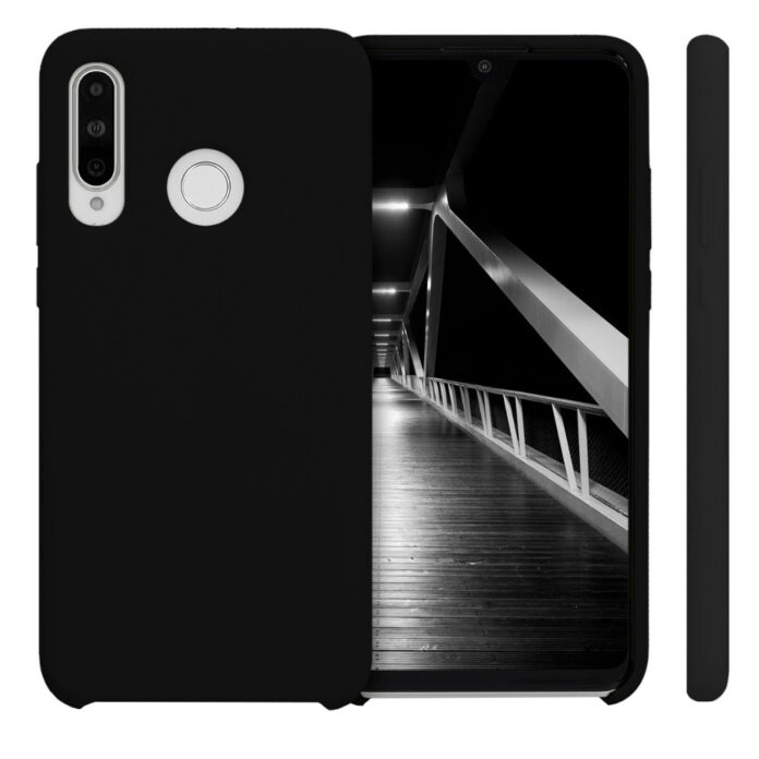 Husa pentru Huawei P30 Lite, Silicon, Negru, 47510.01