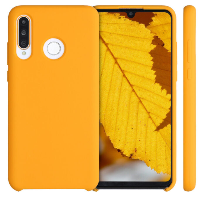 Husa pentru Huawei P30 Lite, Silicon, Portocaliu, 47510.180